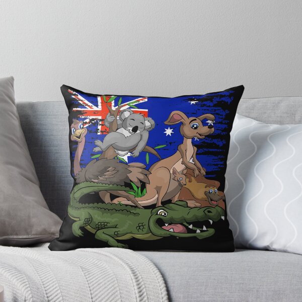 Item preview, Australia Aussie Kangaroo Koala Bear Ostrich Crocodile  designed and sold by Kaceton.