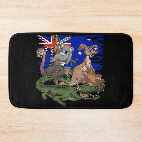 Item preview, Australia Aussie Kangaroo Koala Bear Ostrich Crocodile  designed and sold by Kaceton.