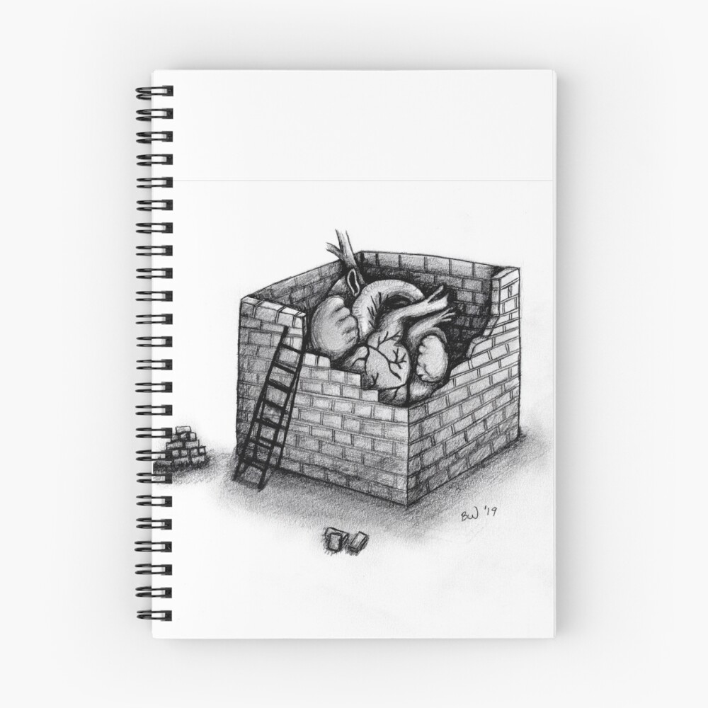 Item preview, Spiral Notebook designed and sold by BreenaMoon.