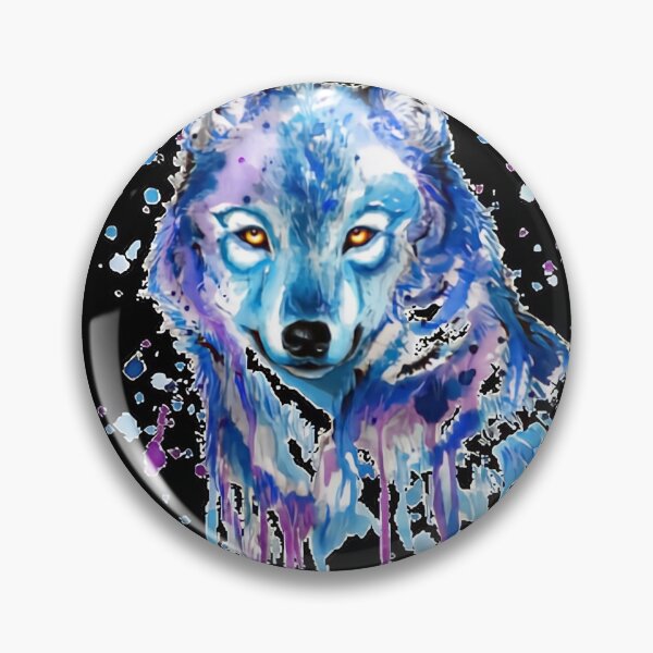 Item preview, Bright and Vibrant Wolf designed and sold by Thief21089.