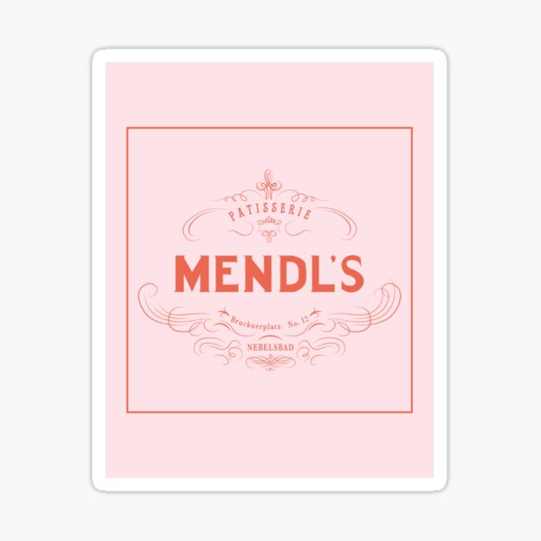 Item preview, Grand Budapest Hotel - Mendl's Patisserie Logo designed and sold by SpyceKingPirate.