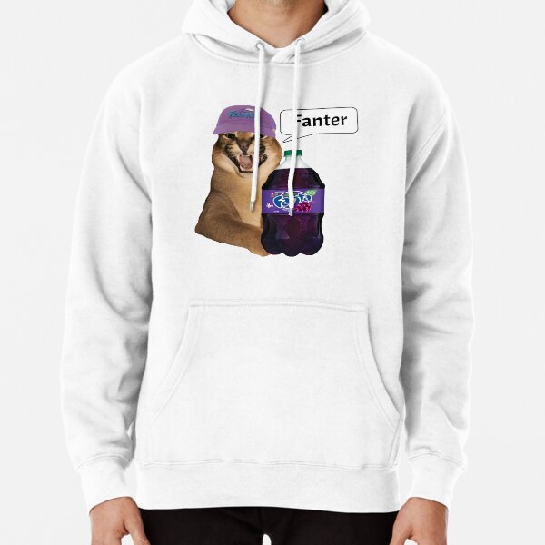 Big Floppa Meme Cat' Unisex Two-Tone Hoodie