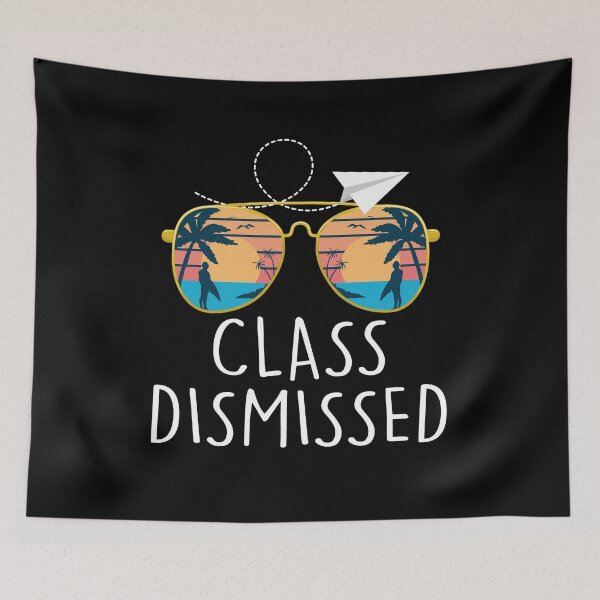 Item preview, Class Dismissed Sunglasses Sunset Surfing Funny designed and sold by Dressed For  Duty.