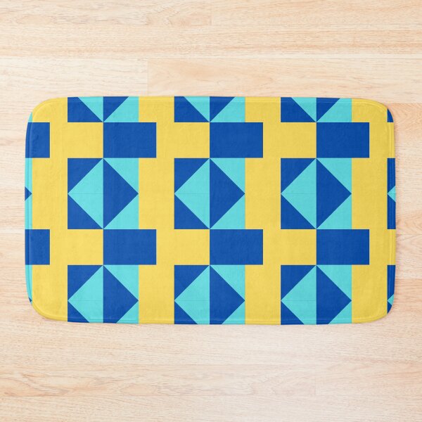 Item preview, Blue Yellow Geometric Design designed and sold by OrangePyramid.