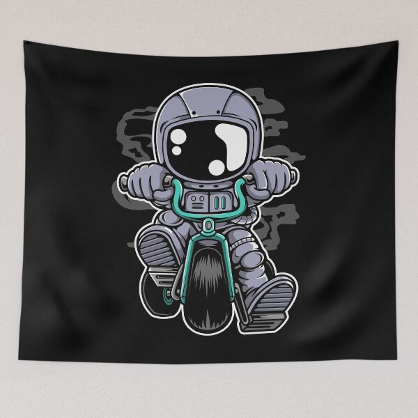 Item preview, Astronaut Bicycle Biker - Funny Outer Space Lovers designed and sold by Desteroids.