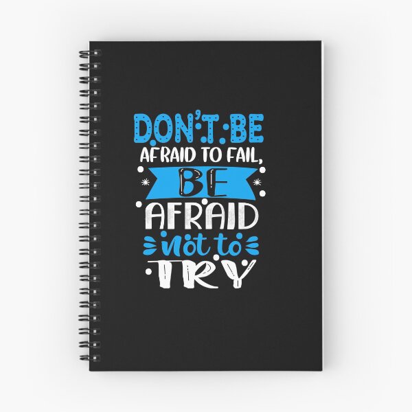 Item preview, Don't be afraid to fail, be afraid not to try designed and sold by SasKloset.
