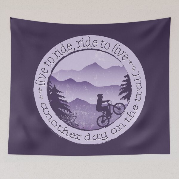 Item preview, Mountain Biking - Purple 05 designed and sold by serenaking.
