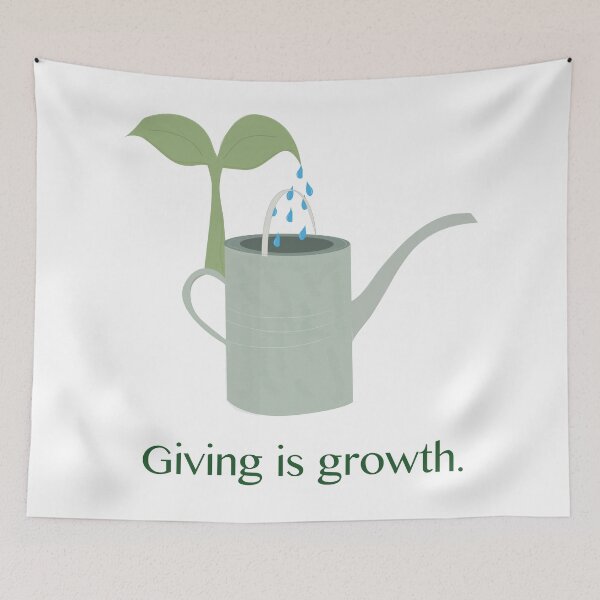 Item preview, Giving is growth. designed and sold by AmberrLulu.