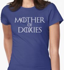 Mother of Doxies Dachshund Parody T Shirt Women's Fitted T-Shirt