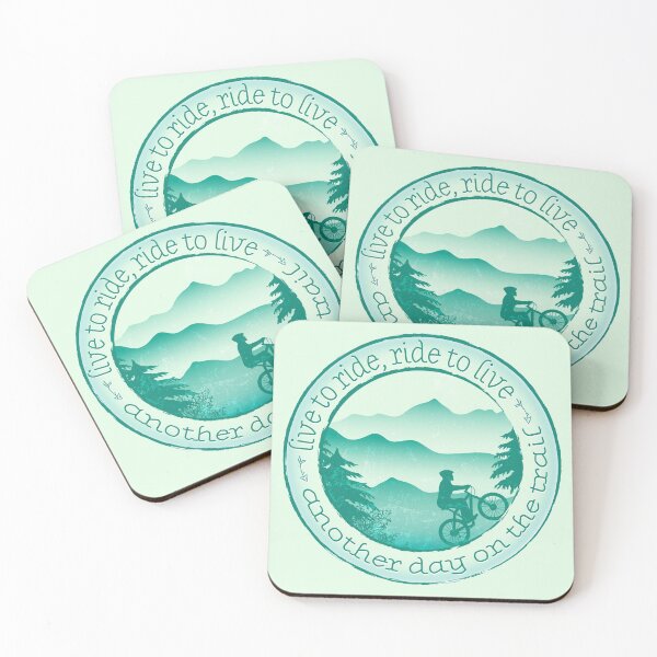 Item preview, Mountain Biking - Retro Green 05 designed and sold by serenaking.
