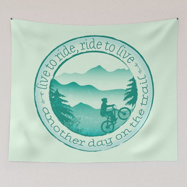 Item preview, Mountain Biking - Retro Green 05 designed and sold by serenaking.