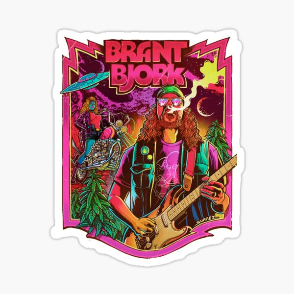 Brant Bjork guitar Sticker