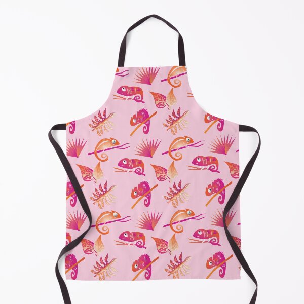 Item preview, Pink/Orange Chameleons designed and sold by Liz Stahl.