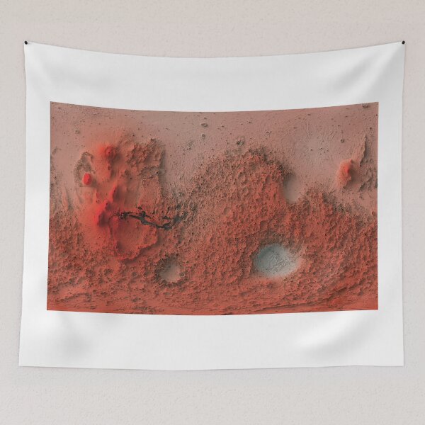 Item preview, Mars Relief Map 3D digitally-rendered designed and sold by ThinkAboutMaps.