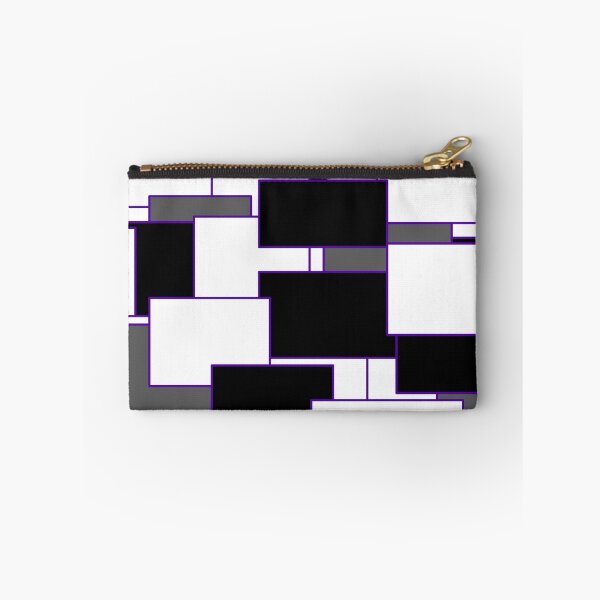 Item preview, Purple, Black, and White Rectangles designed and sold by Bestagon.