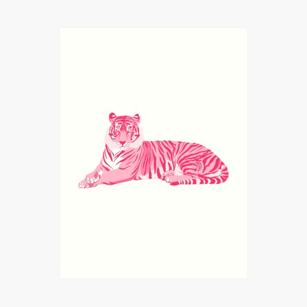 Pink Tiger Wallpaper by Manitarka  Society6