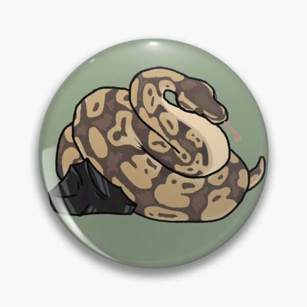 Item preview, Black Obsidian Pastel Ball Python (dark) designed and sold by SmokeyPyro.