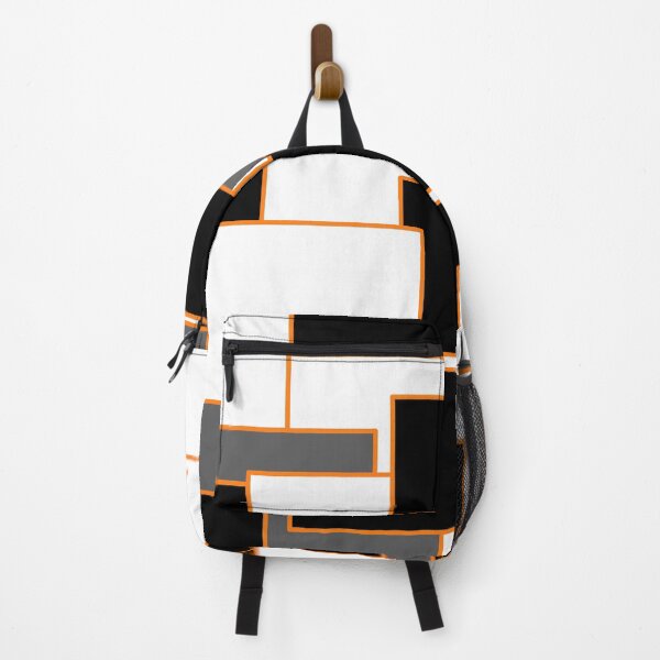 Item preview, Orange, Black, and White Rectangles designed and sold by Bestagon.
