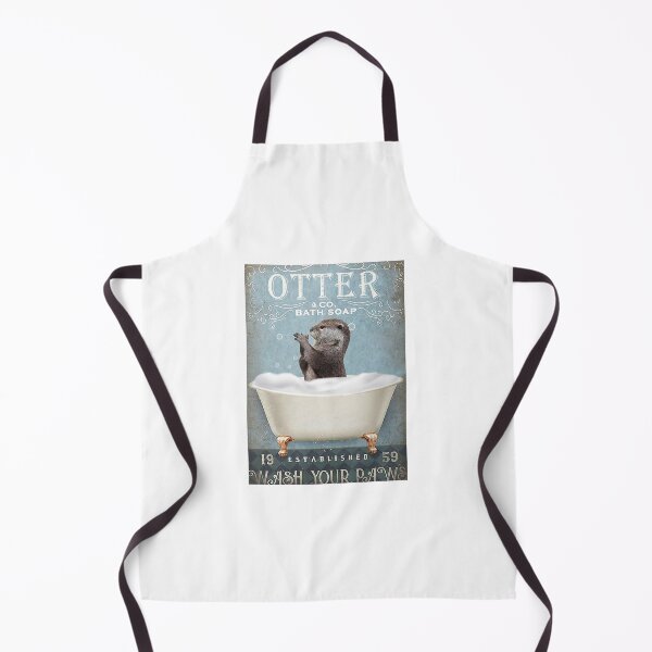 Item preview, Bathroom Otter And Co. Bath Soap Wash Your Paws Poster designed and sold by CtiradRybar-01.