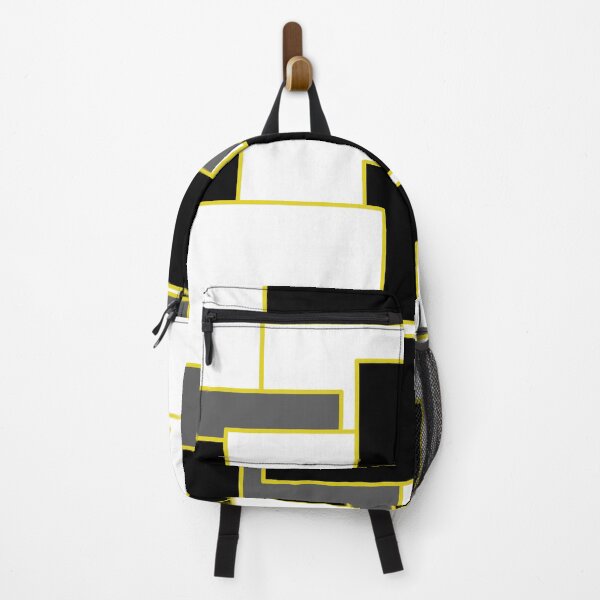 Item preview, Yellow, Black, and White Rectangles designed and sold by Bestagon.