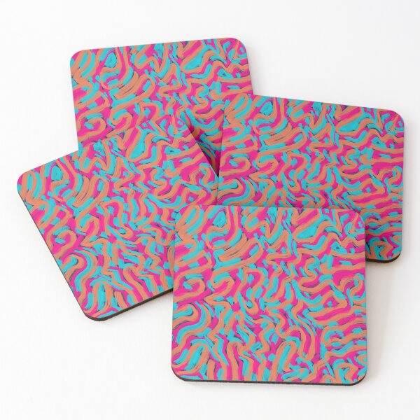 Item preview, Abstract Wave - Pink Blue Palette designed and sold by hannyhoney.