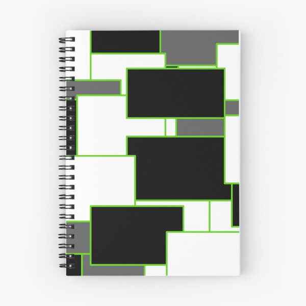 Item preview, Green, Black, and White Rectangles designed and sold by Bestagon.