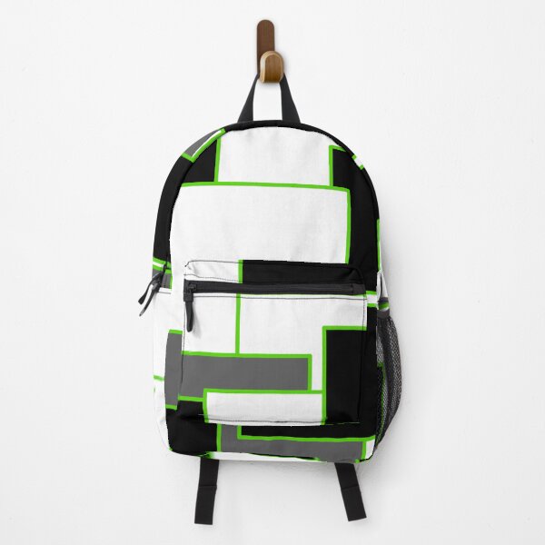 Item preview, Green, Black, and White Rectangles designed and sold by Bestagon.