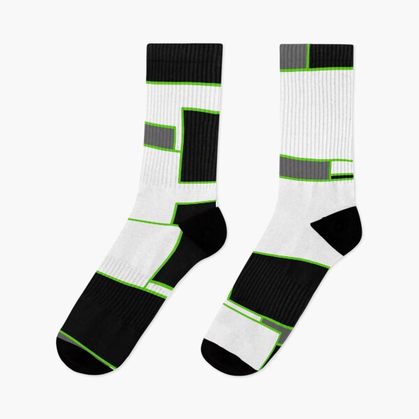 Item preview, Green, Black, and White Rectangles designed and sold by Bestagon.