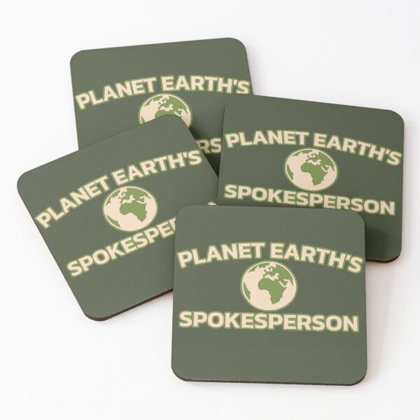 Item preview, Planet Earths Spokesperson - Green, Beige designed and sold by Chubuter.