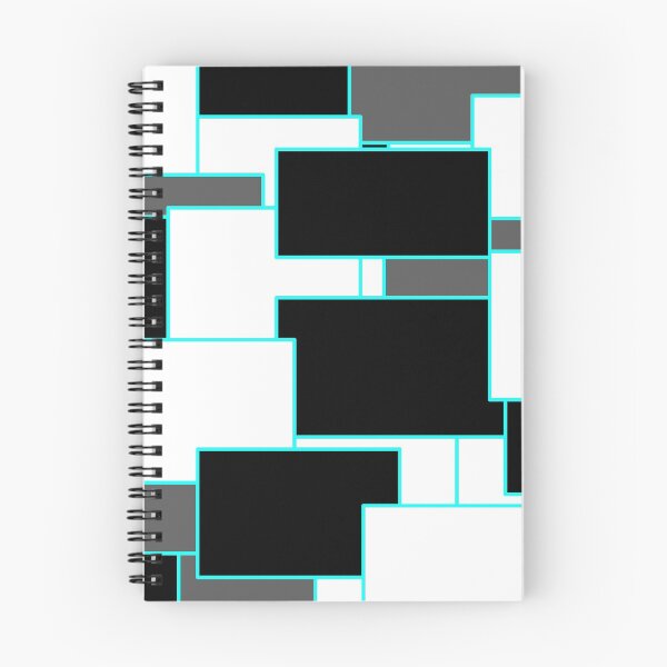 Item preview, Blue, Black, and White Rectangles designed and sold by Bestagon.