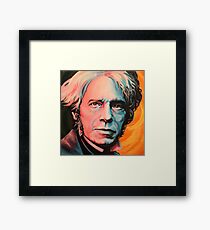 "Magnetic Moment" Portrait of Michael Faraday Framed Print