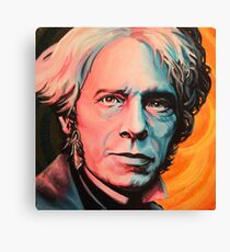 "Magnetic Moment" Portrait of Michael Faraday Canvas Print