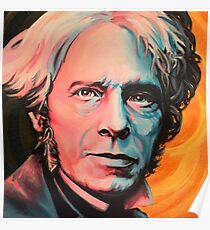 "Magnetic Moment" Portrait of Michael Faraday Poster