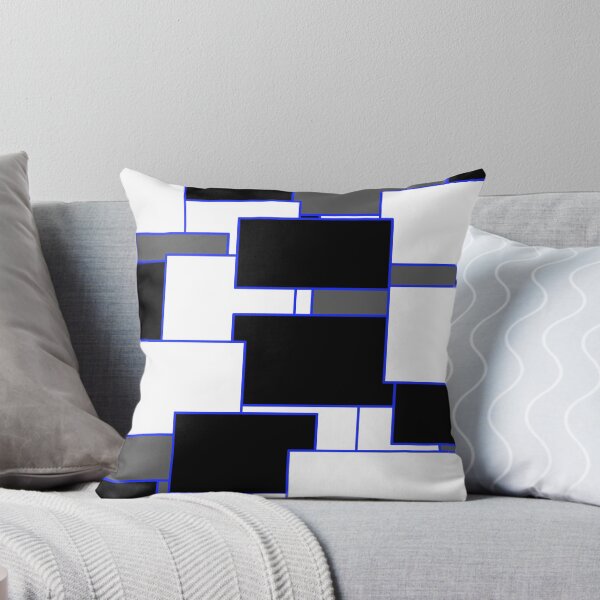 Item preview, Dark Blue, Black, and White Rectangles designed and sold by Bestagon.