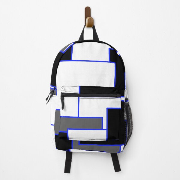 Item preview, Dark Blue, Black, and White Rectangles designed and sold by Bestagon.