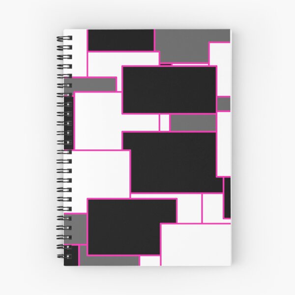 Item preview, Pink, Black, and White Rectangles designed and sold by Bestagon.