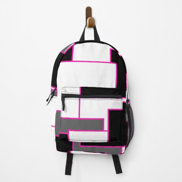 Item preview, Pink, Black, and White Rectangles designed and sold by Bestagon.