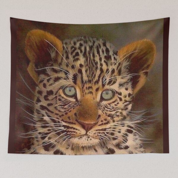 Item preview, Sweet, Green-eyed Leopard Cub Zwimbana designed and sold by Maddie4Real.