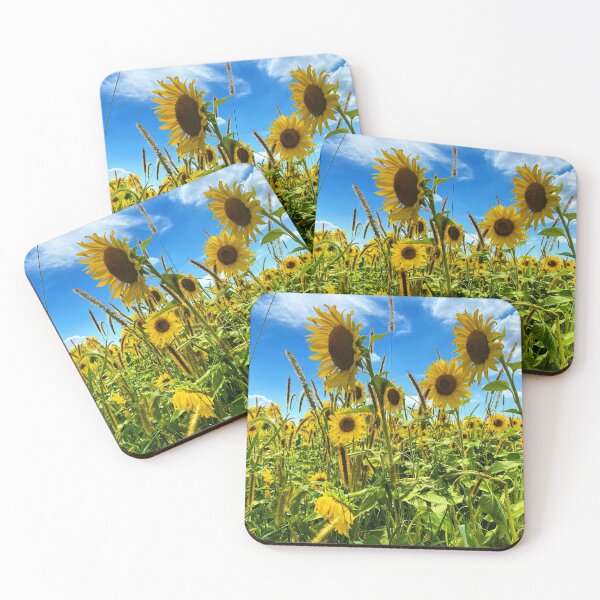 Item preview, Sunflowers: Field of Sunflowers + Joy + Love designed and sold by VONTARIA.