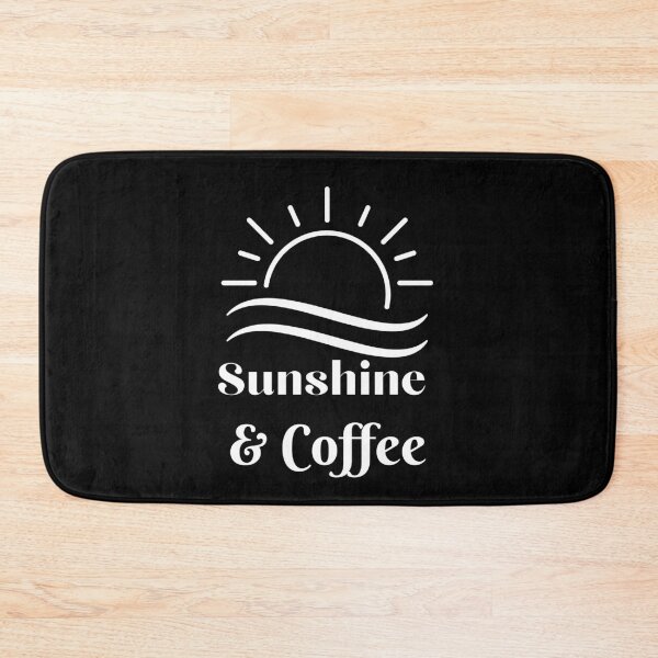 Item preview, Sunshine and Coffee, Coffee Lover, Sun, white text designed and sold by JRice66.