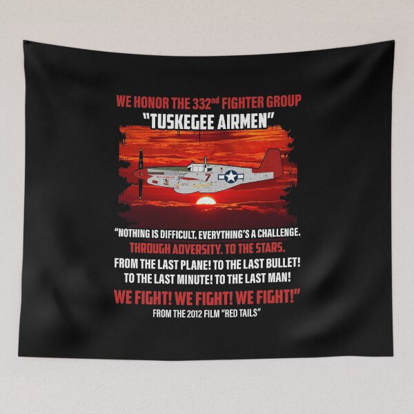 Item preview, Tuskegee Airmen "Red Tails"  Inspirational Design designed and sold by Abanak.