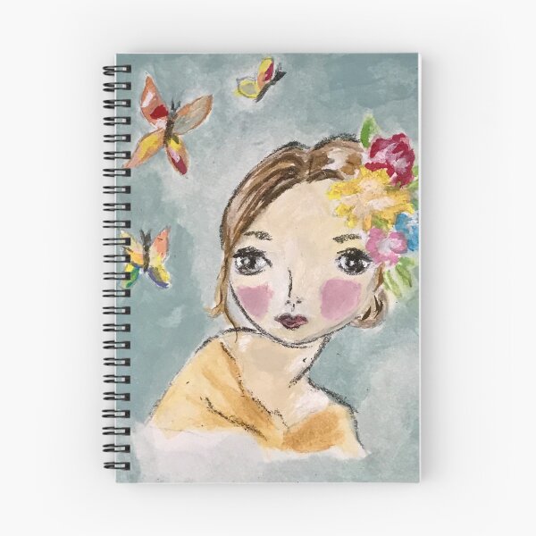 Item preview, Fashion art Butterflies and girl designed and sold by RosaLL.