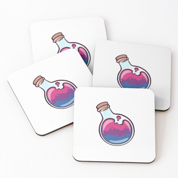 Item preview, Mini Pride Potions - bi designed and sold by K. I. Cyber.