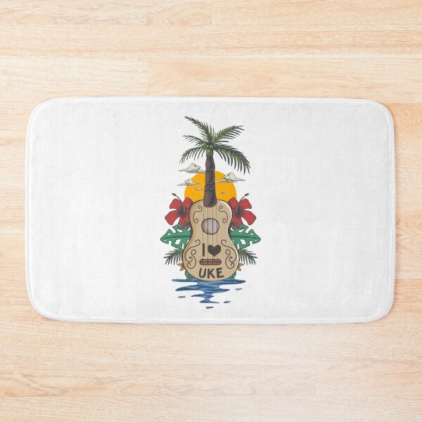 Item preview, Beach Sunset Ukulele Instrument Hawaiian Art designed and sold by MrEddie10.