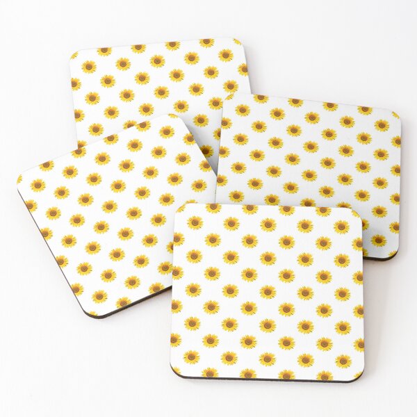 Item preview, Sunflower Repeating Pattern (White Background) designed and sold by Pendy777.