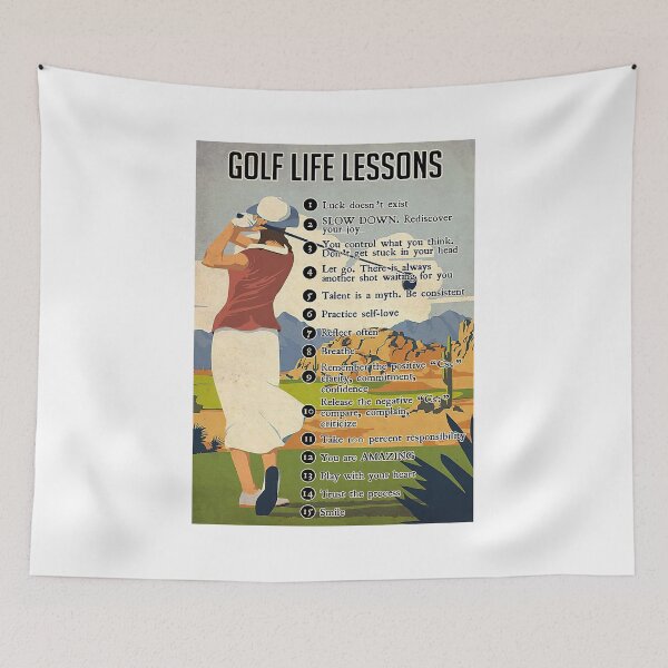 Item preview, Golf Life Lessons Luck Doesn't Exist Poster designed and sold by CtiradRybar-01.