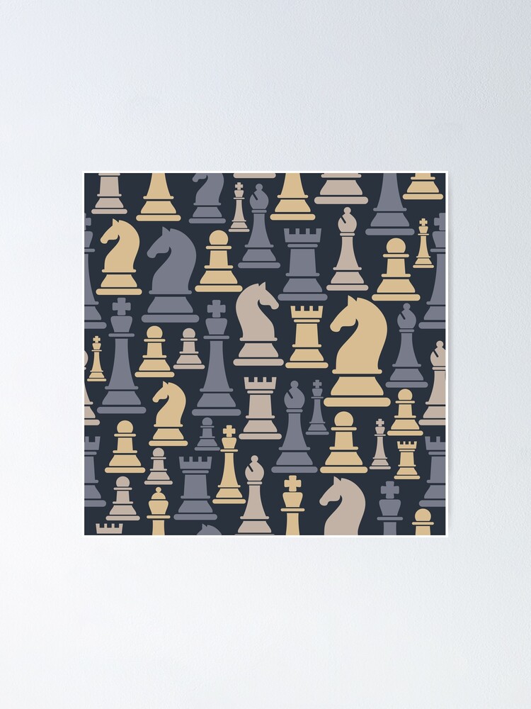 Checkmate in two chess puzzle Poster for Sale by ApplePieCrafts