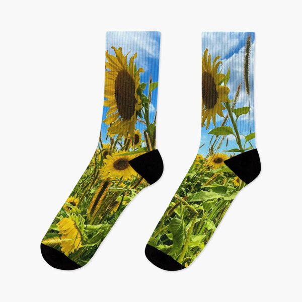 Item preview, Sunflowers: Field of Sunflowers + Joy + Love designed and sold by VONTARIA.
