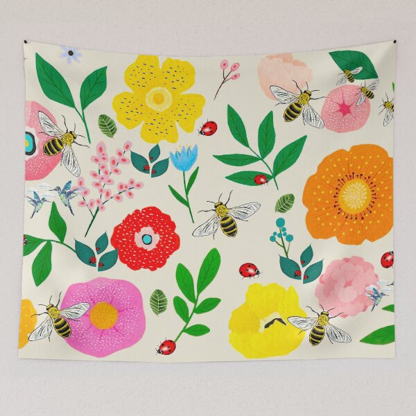Item preview, Bee and Ladybug Pattern  designed and sold by MarcSabuncu.