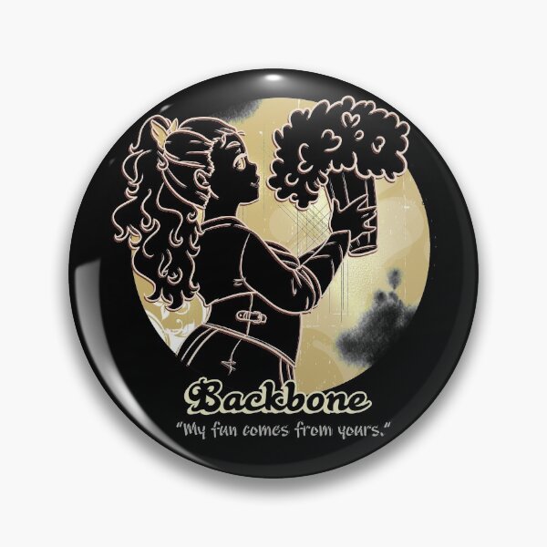 Item preview, LARP Archetype - The Backbone- Good on Dark Backgrounds designed and sold by SeattleLARP.